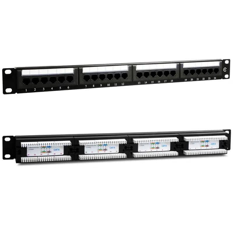 Powermaster PM-4494 24’Lü Utp Cat6 Patch Panel - Seyyar Elektronik