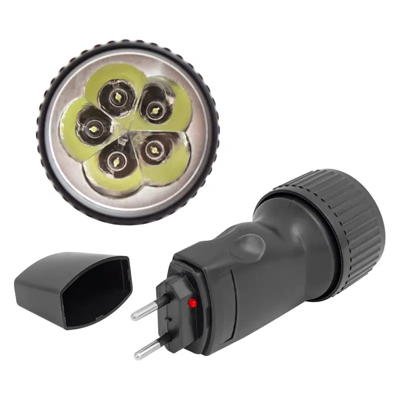 Powermaster PM-6948 Şarjlı 5 Mantar Ledli El Feneri - küçük görsel 2