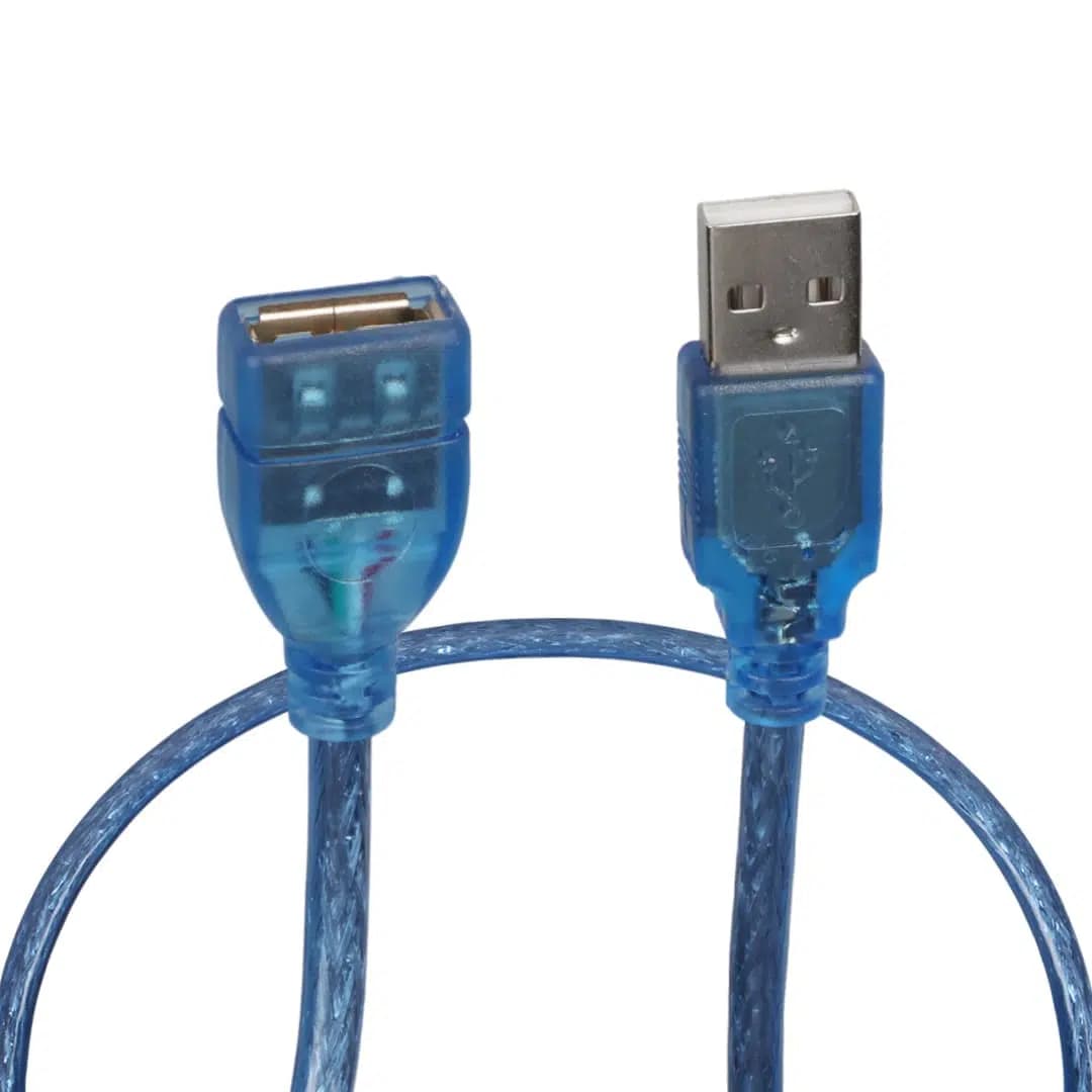 Powermaster PM-8608 Mavi 50 Cm USB 2.0 Uzatma Kablosu - Seyyar Elektronik