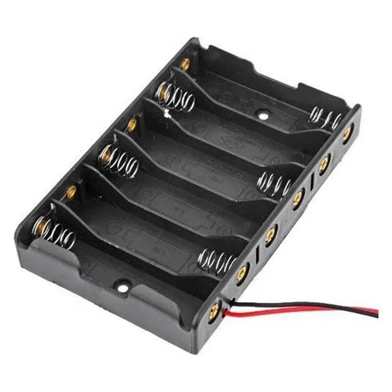 Powermaster Yan Yana 6'lı AA Pil Yuvası (IC-234B) - Seyyar Elektronik