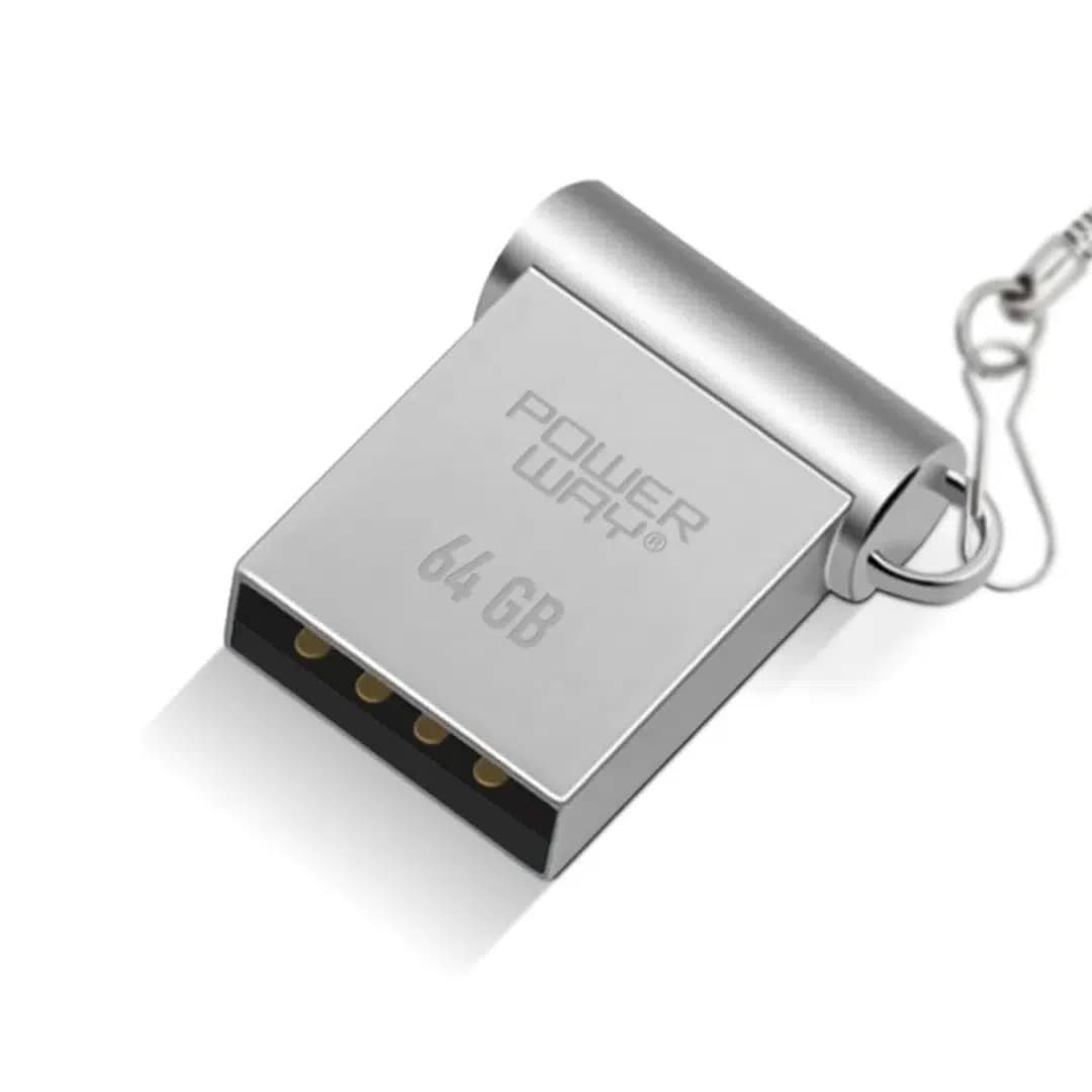 Powerway 64GB USB 3.0 Metal Mini Flash Bellek - küçük görsel 3