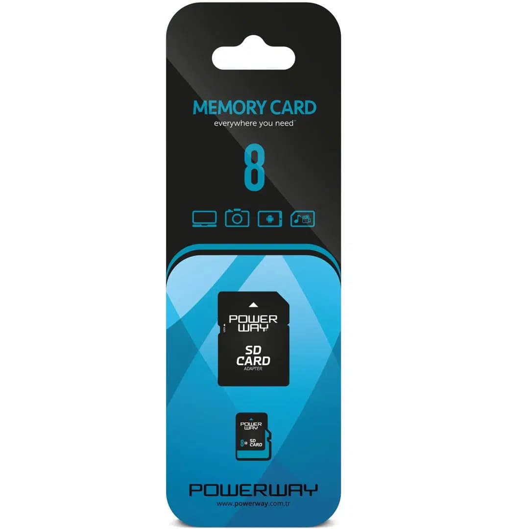 Powerway 8 GB Micro SD Hafıza Kartı PWR-8 - küçük görsel 3