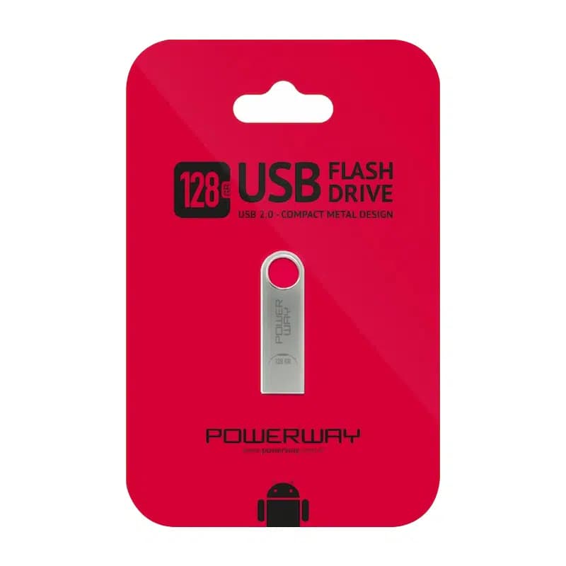 Powerway PW-128 128 GB USB 2.0 Flash Bellek - Seyyar Elektronik