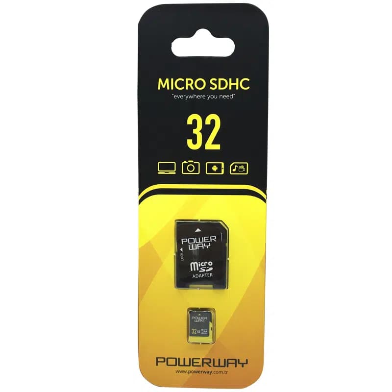 Powerway PWR-32 32 GB Micro SD (Class 10) Hafıza Kartı - Seyyar Elektronik