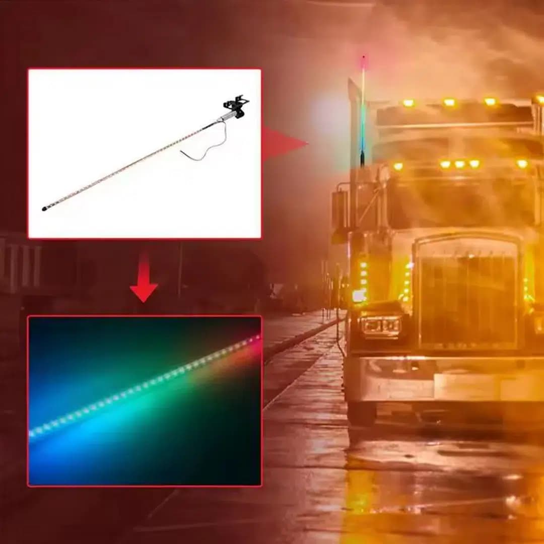 PowetMaster PM-26416 105 CM Ledli Oto Anten - küçük görsel 4