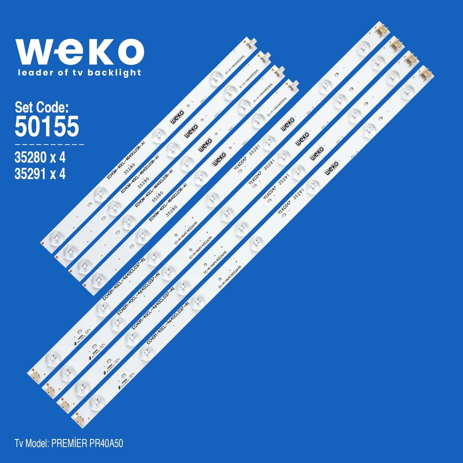 Premier PR40A50 40'' inç 8 Adet Tv Led Bar - Seyyar Elektronik