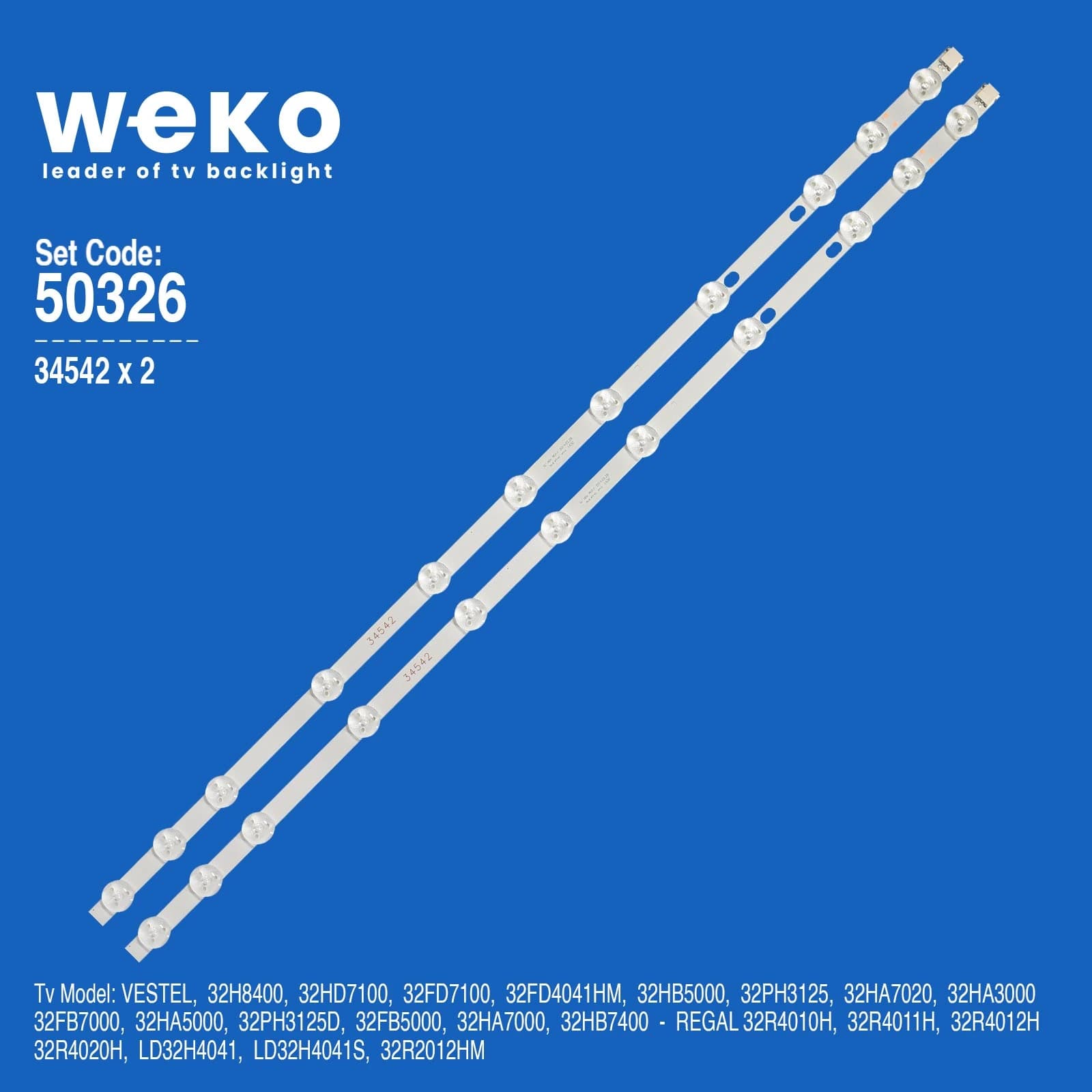 Profilo 32HB7020 32'' inç 2 Adet Tv Led Bar - küçük görsel 1