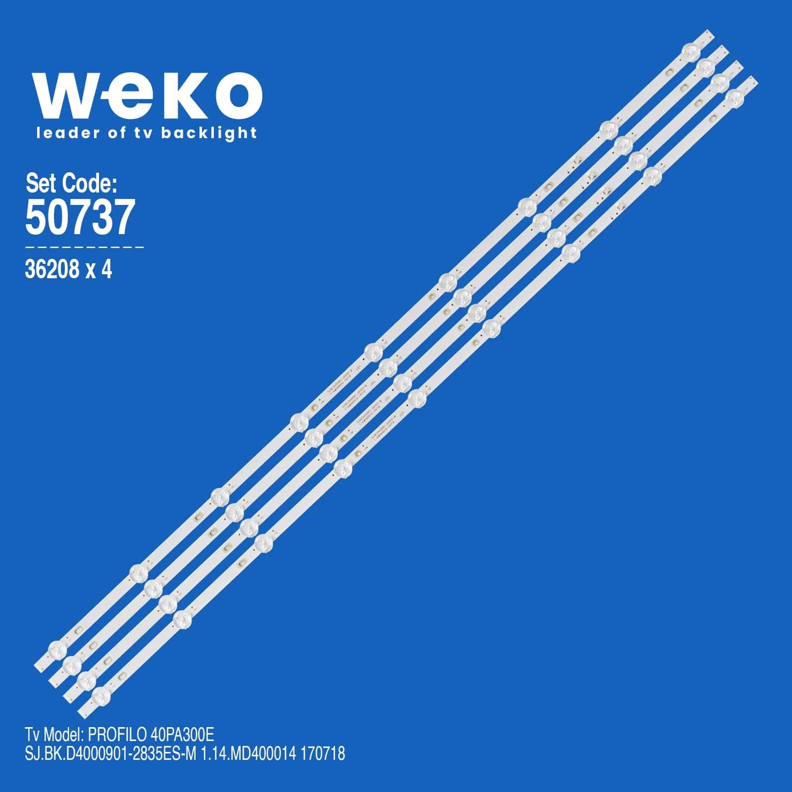 Profilo 40PA300E 40'' inç 4 Adet Tv Led Bar - Seyyar Elektronik