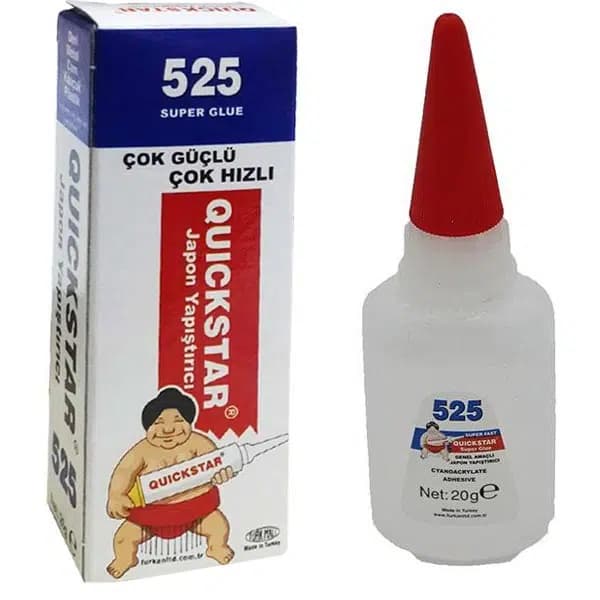 Quickstar 525 Japon Yapıştırıcısı 20 Gr. - Seyyar Elektronik