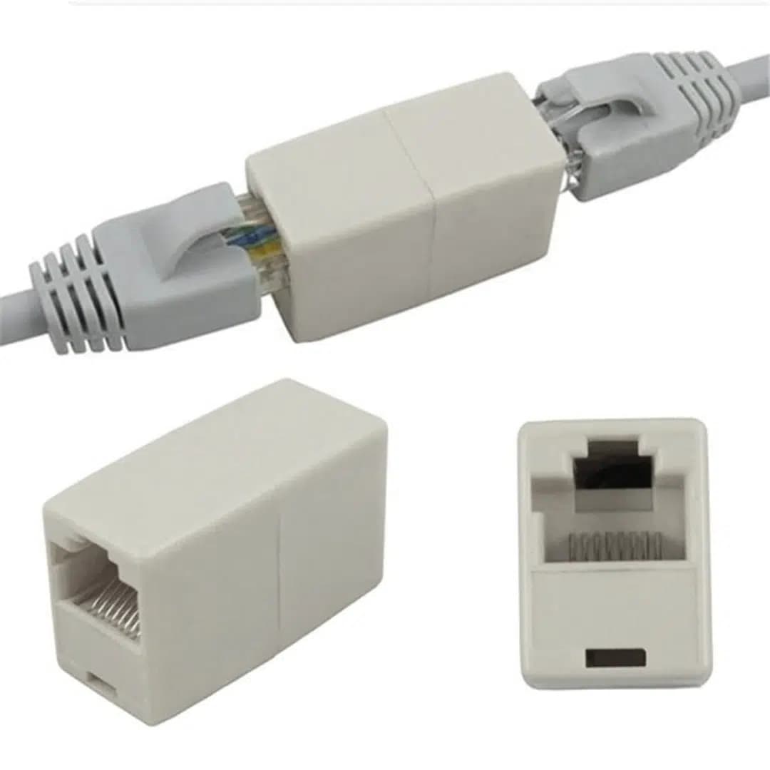 RJ 45 Dişi/Dişi Ara Adaptör (8P8C Ara) - Seyyar Elektronik