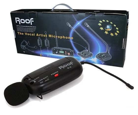 Roof R-9 UHV B-C Bandı Yaka Mikrofon - Seyyar Elektronik