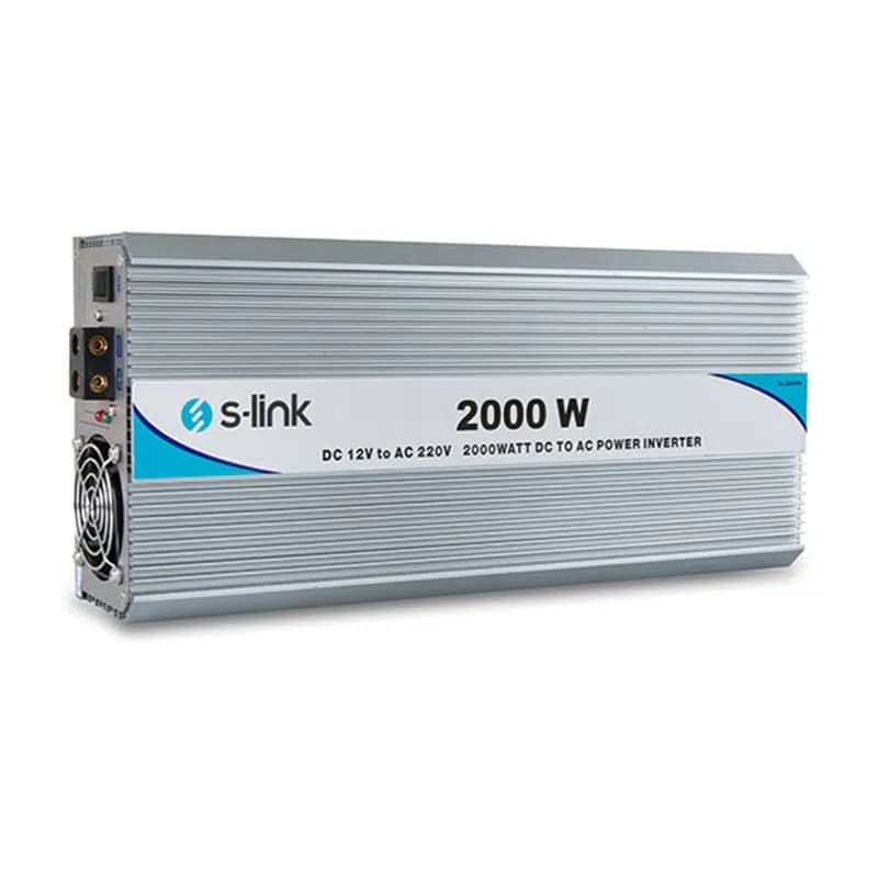 S-Link SL-2000w Dc12v-Ac230v 2000w İnverter - Seyyar Elektronik