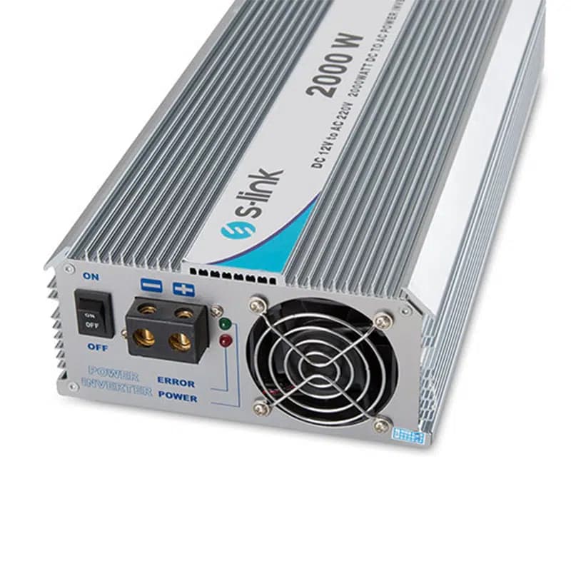 S-Link SL-2000w Dc12v-Ac230v 2000w İnverter - küçük görsel 2
