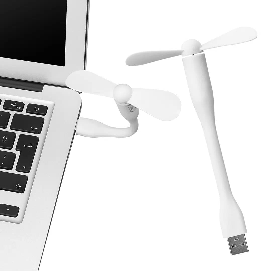 S-Link SL-UF05 Taşınabilir Esnek Beyaz USB Mini Fan - Seyyar Elektronik