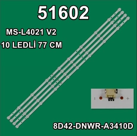 Saba SB43250  43'' 4  Adet Tv Led Bar - küçük görsel 2