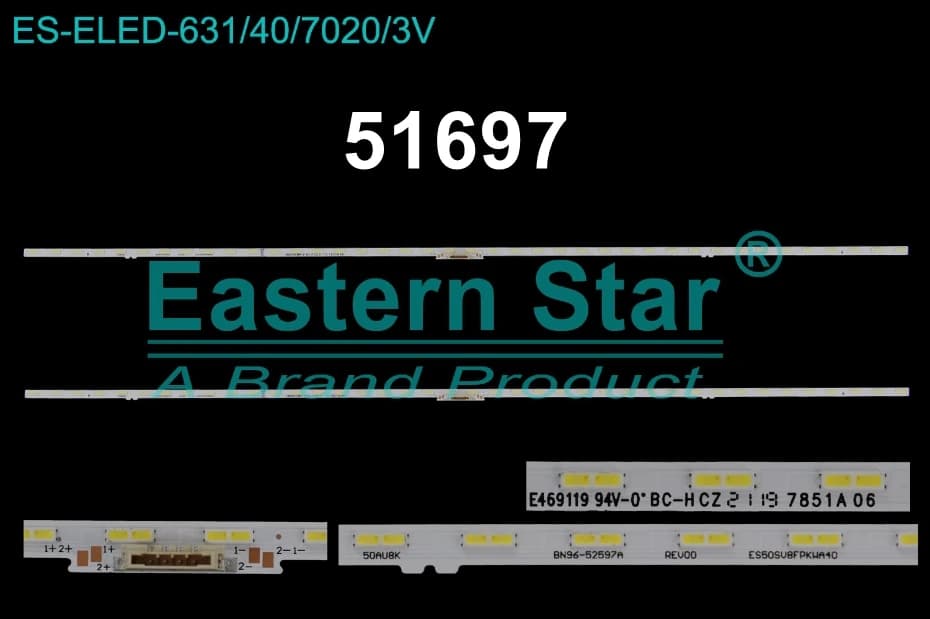 Samsung TU50CU8510KXXC 50'' 2 Adet Tv Led Bar (40 Led) - küçük görsel 2