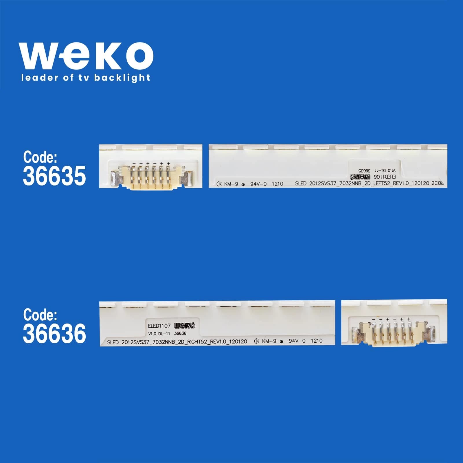 Samsung UE37ES6307U 37'' inç 2 Adet Tv Led Bar - küçük görsel 2