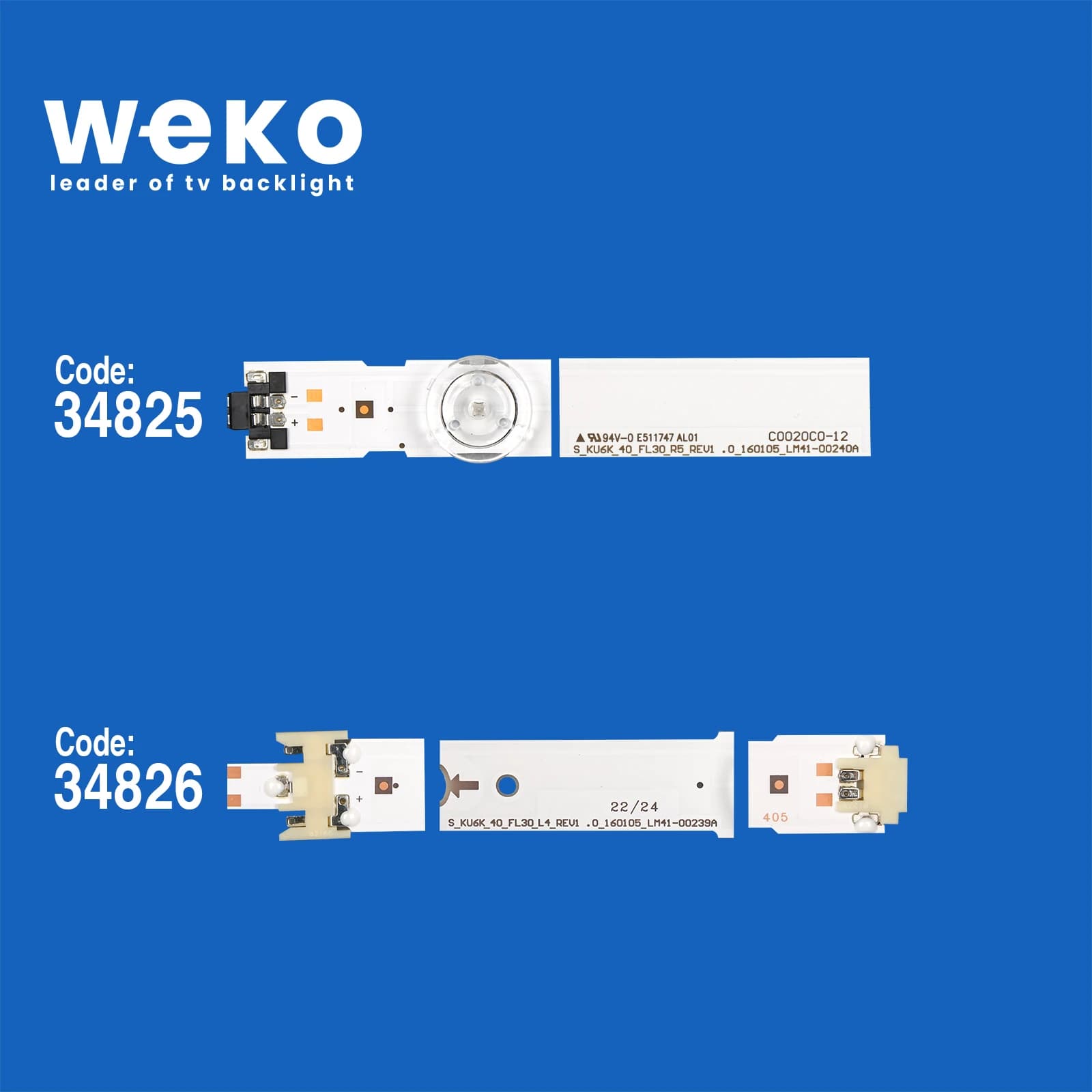 Samsung UE40KU7000 40'' inç 10 Adet Tv Led Bar - küçük görsel 3