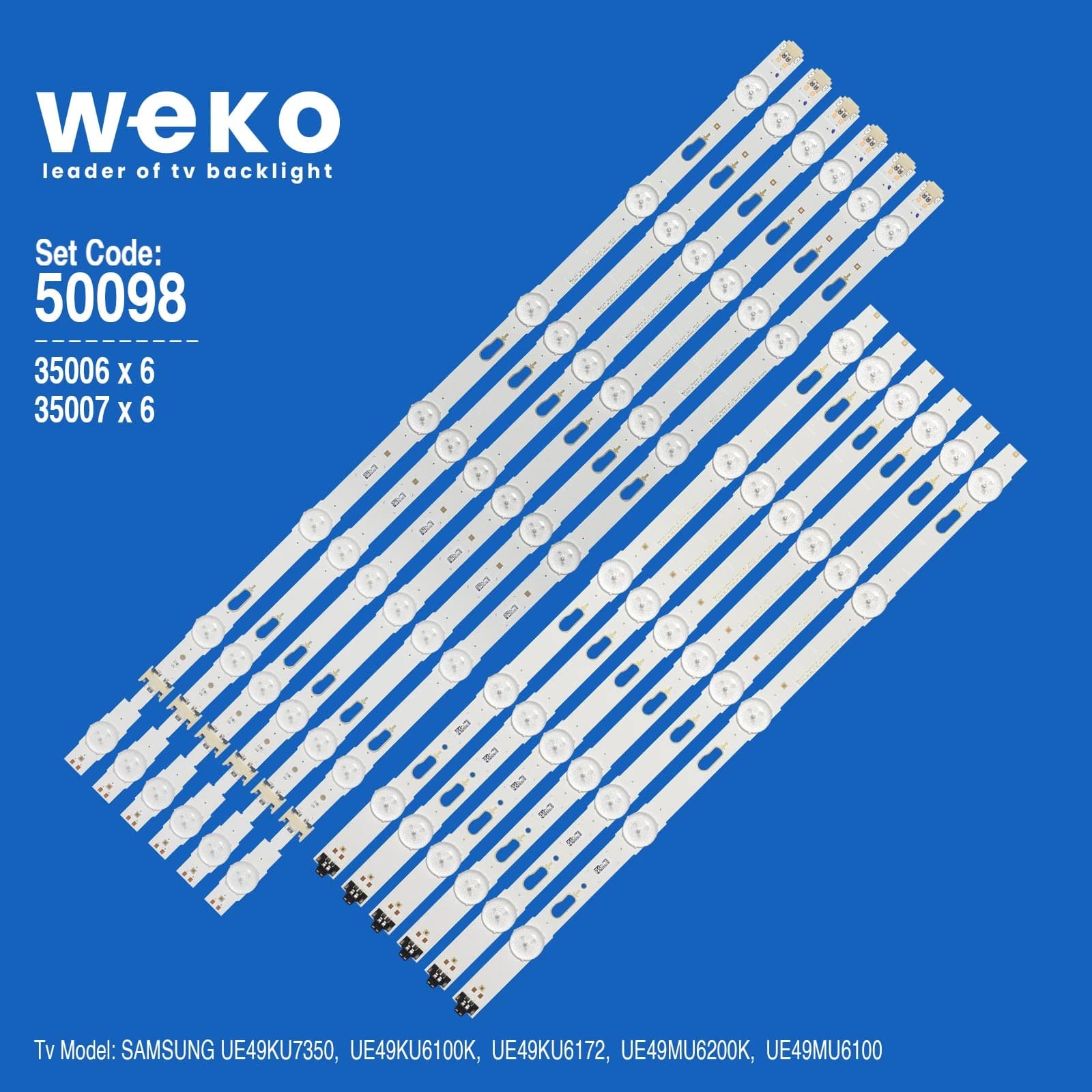 Samsung UE49KU7350 49'' inç 12 Adet Tv Led Bar - Seyyar Elektronik