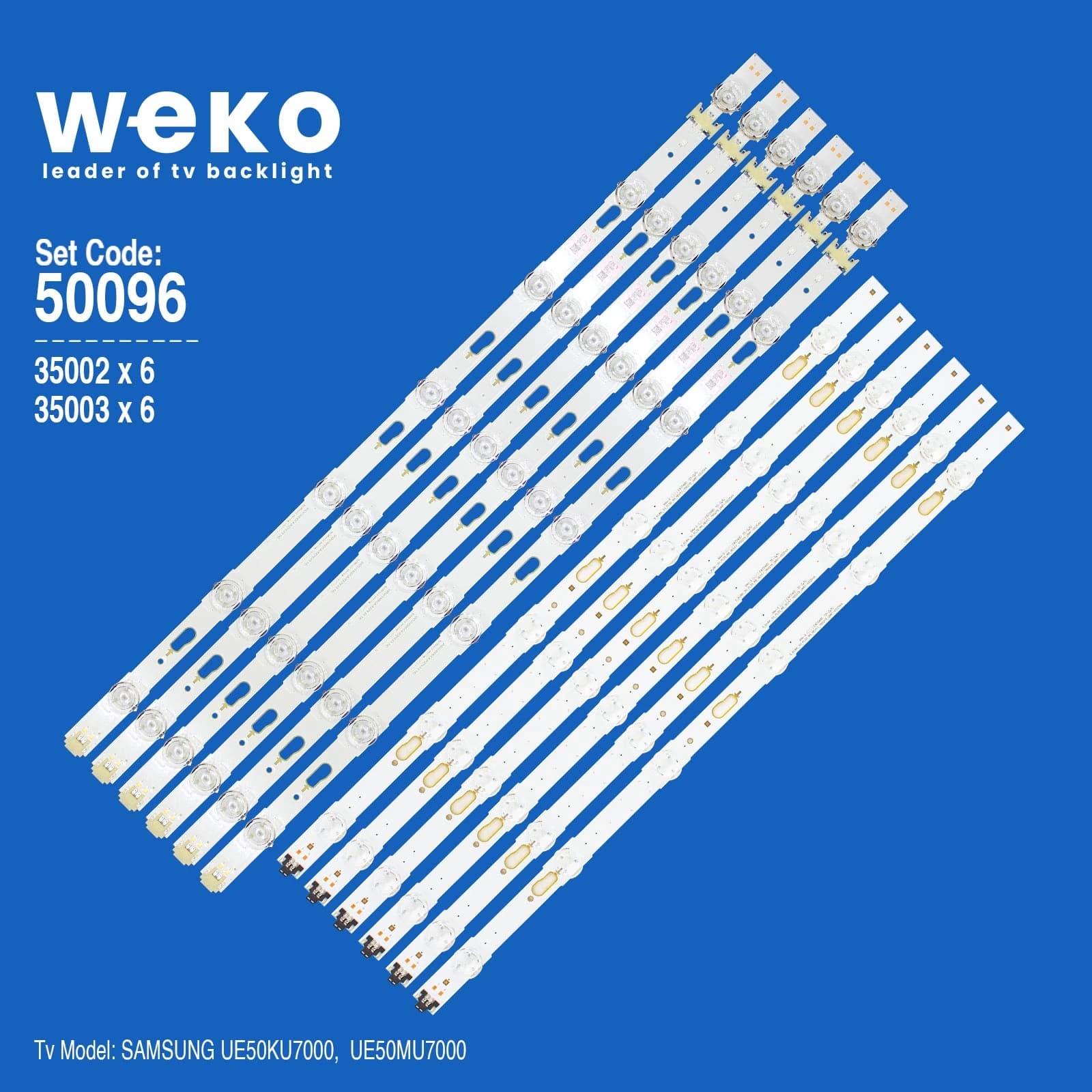 Samsung UE50KU7000 50'' inç 12 Adet Tv Led Bar - Seyyar Elektronik