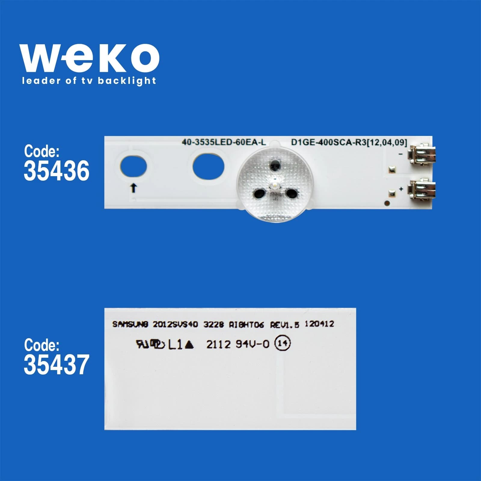 Samsung UN40EH5000Fxza 40'' inç 10 Adet Tv Led Bar - küçük görsel 2