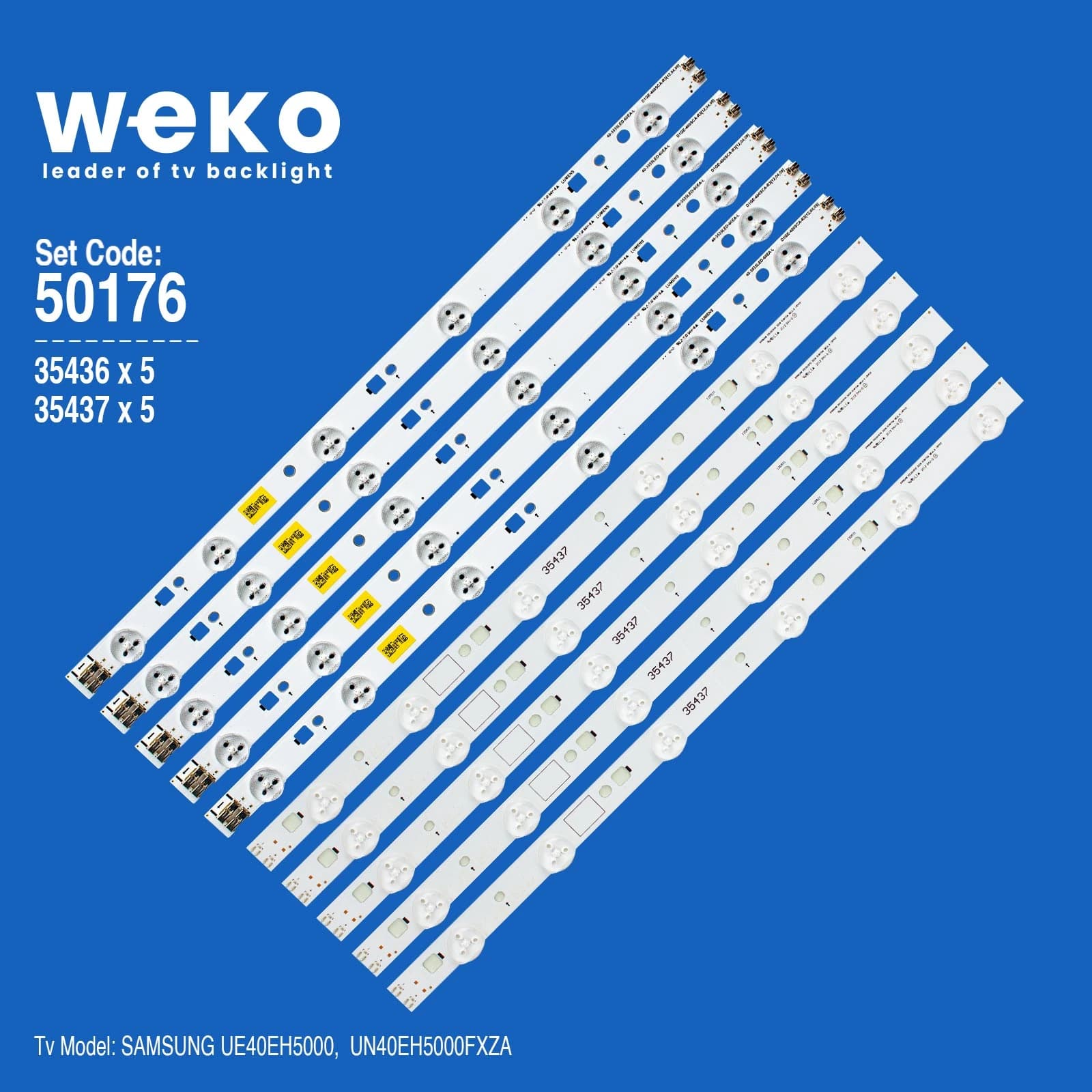 Samsung UN40EH5000Fxza 40'' inç 10 Adet Tv Led Bar - küçük görsel 1