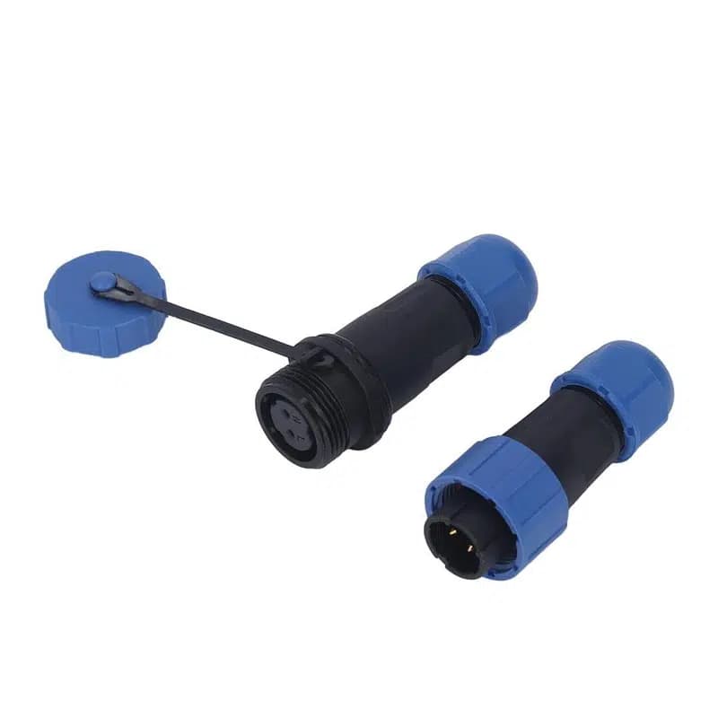 SD16 Su Geçirmez 2 Pin 16 Mm Konnektör Takımı - Seyyar Elektronik