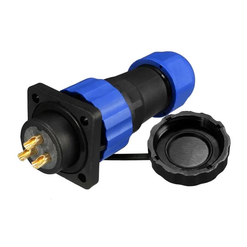 SD28 Su Geçirmez 3 Pin 28 Mm Dörtgen Konnektör - Seyyar Elektronik