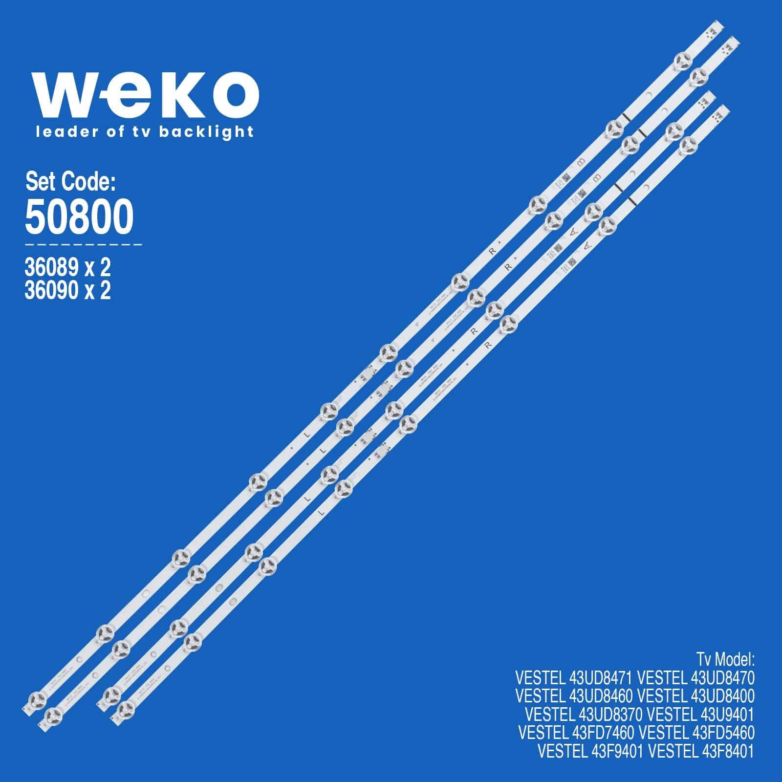 Seg 43SBU720 43'' inç 4 Adet Tv Led Bar (Seri 2) - Seyyar Elektronik