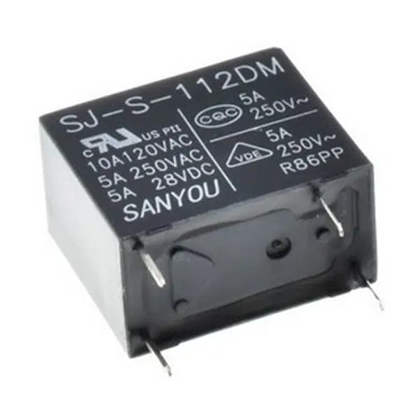 SJ-S-112DM 4 Pinli Elektromanyetik Güç Rölesi - Seyyar Elektronik