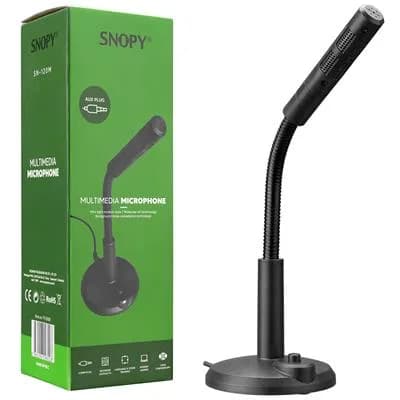 Snopy SN-120M Siyah Masaüstü Pc Mikrofon - küçük görsel 3