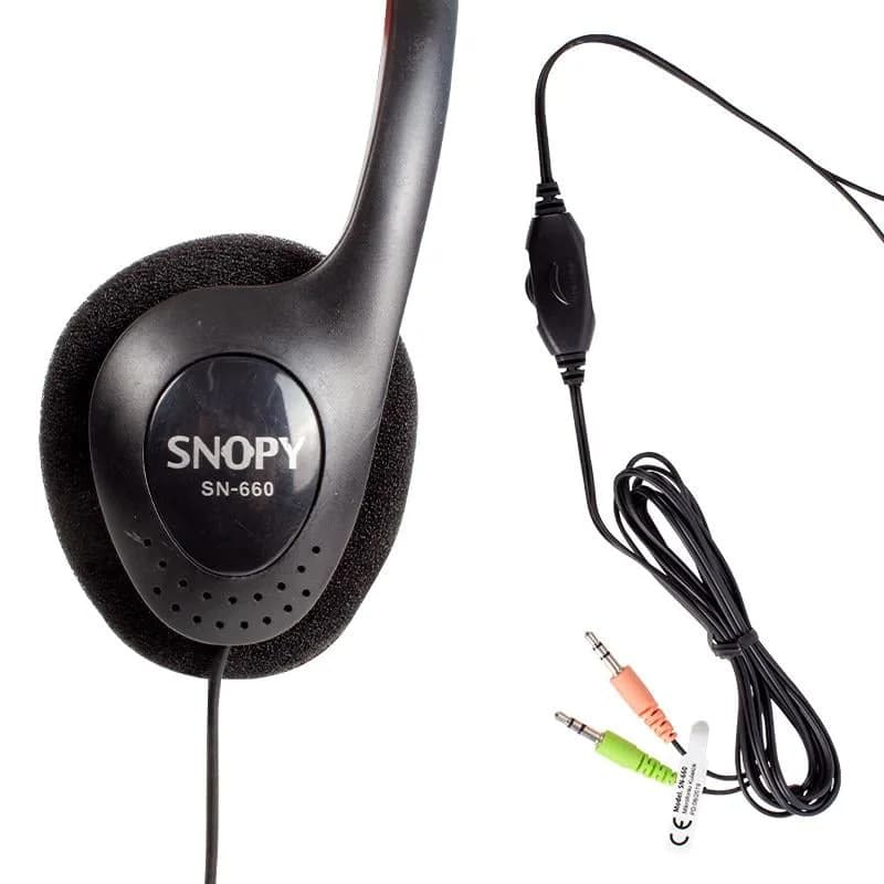 Snopy SN-660 Multimedya Mikrofonlu Kulaklık - küçük görsel 2