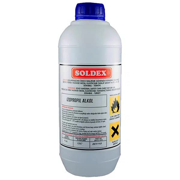 Soldex Izopropil 1 Lt. Alkol - Seyyar Elektronik