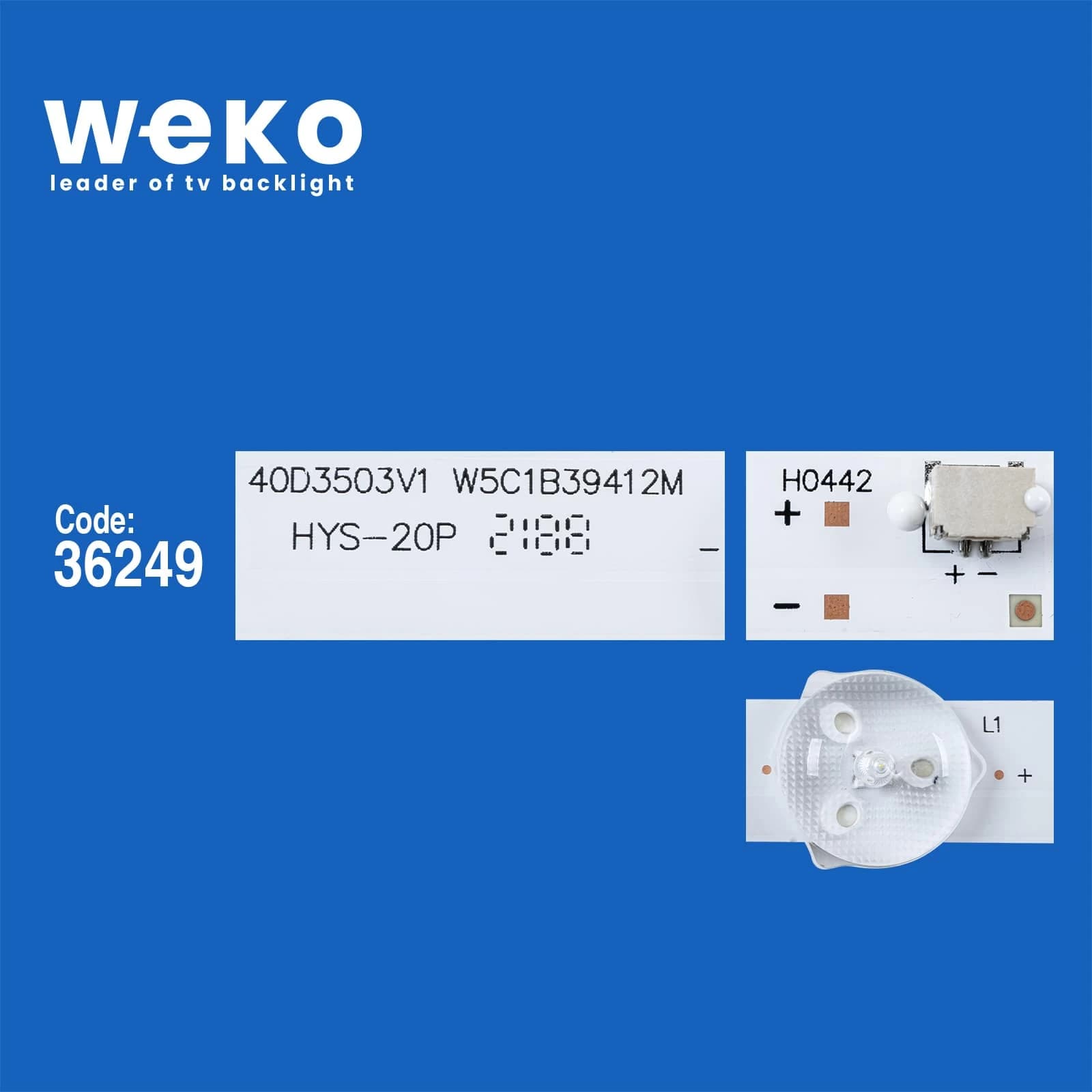 Sony KDL-40R473 40'' inç 10 Adet Tv Led bar - küçük görsel 2