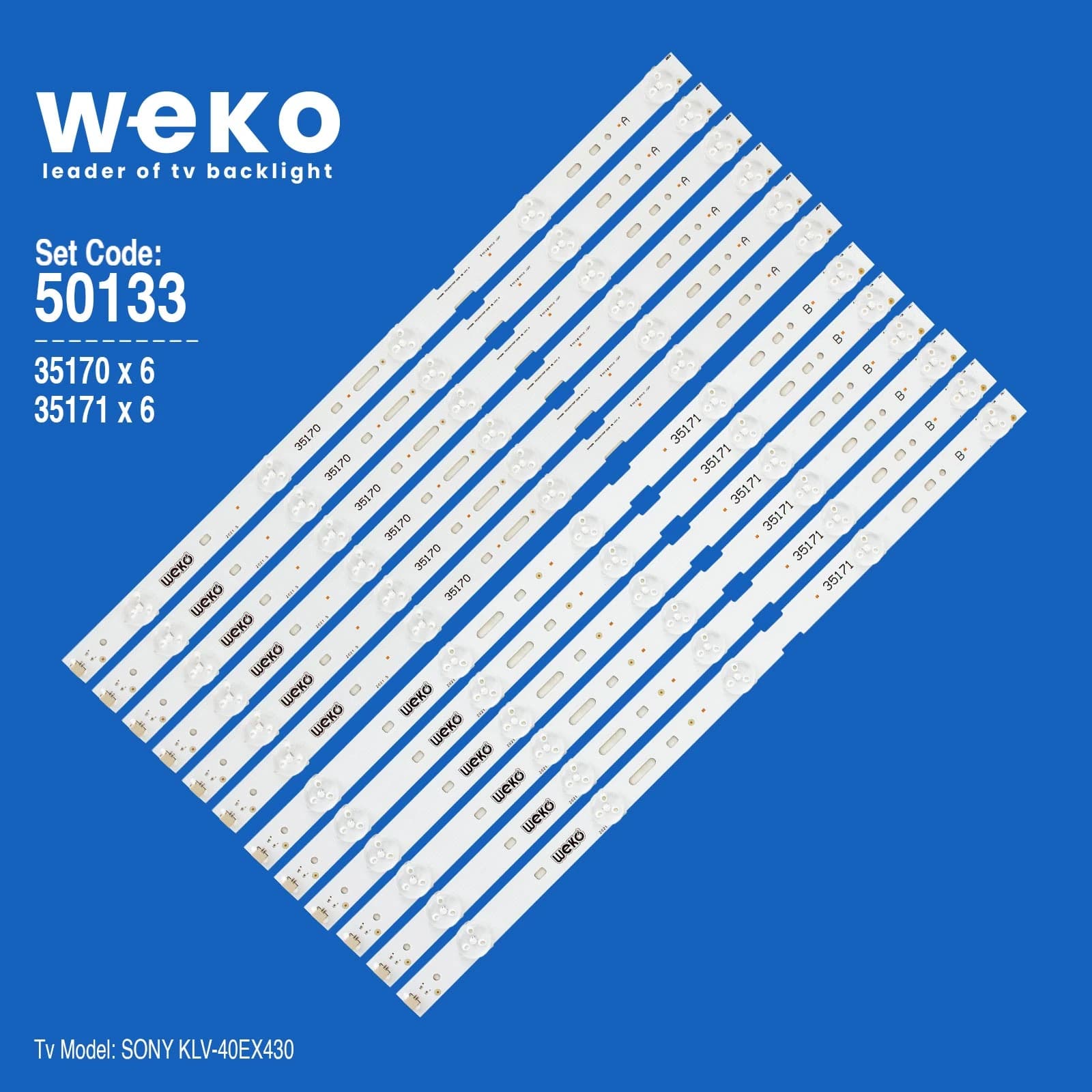 Sony Klv-40EX430 40'' inç 12 Adet Tv Led Bar - Seyyar Elektronik