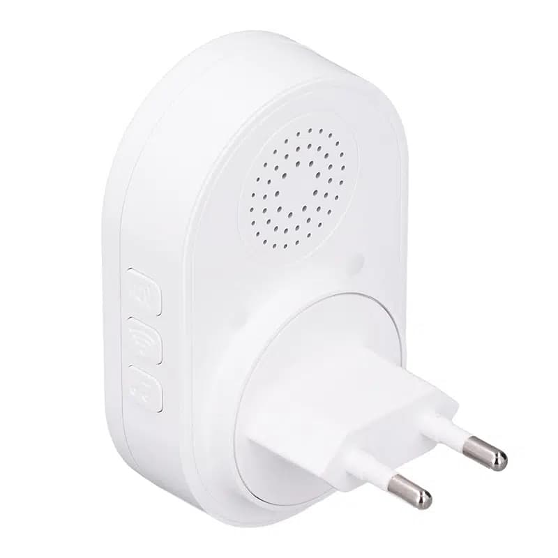 Sunup SN-22165 Kablosuz Akıllı Kapı Zili LED Görsel Uyarı 38 Melodili - küçük görsel 2