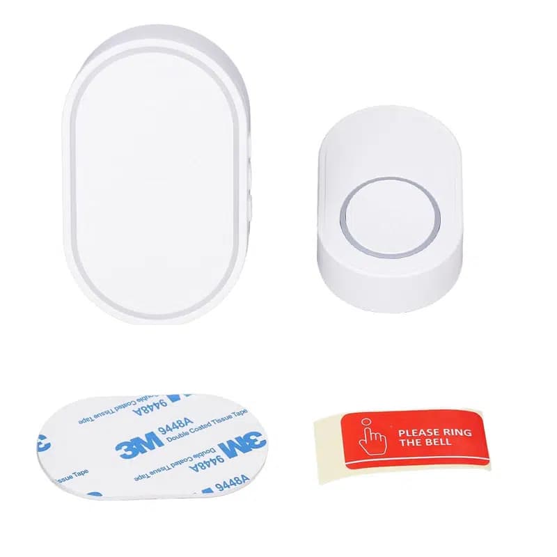 Sunup SN-22165 Kablosuz Akıllı Kapı Zili LED Görsel Uyarı 38 Melodili - küçük görsel 3