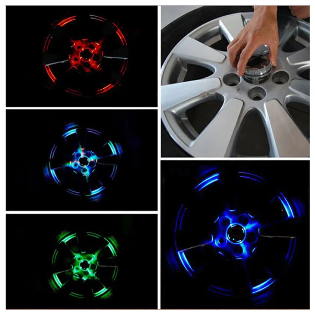 Sunup Led Işıklı Araba Tekerlek Göbek Kapağı - küçük görsel 3