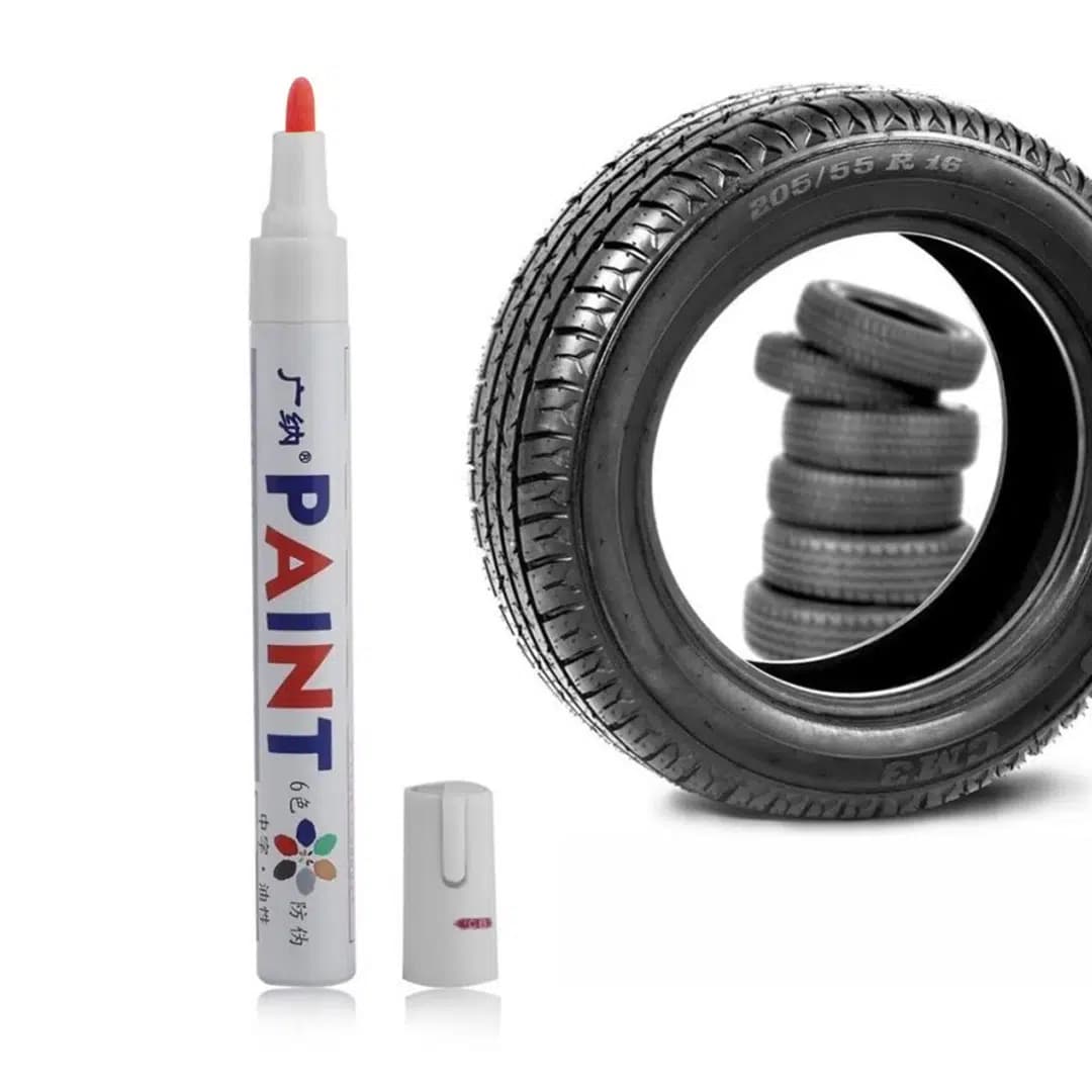 Sunup M101 Kırmızı Araç Motosiklet Lastik Boya Kalemi - Seyyar Elektronik