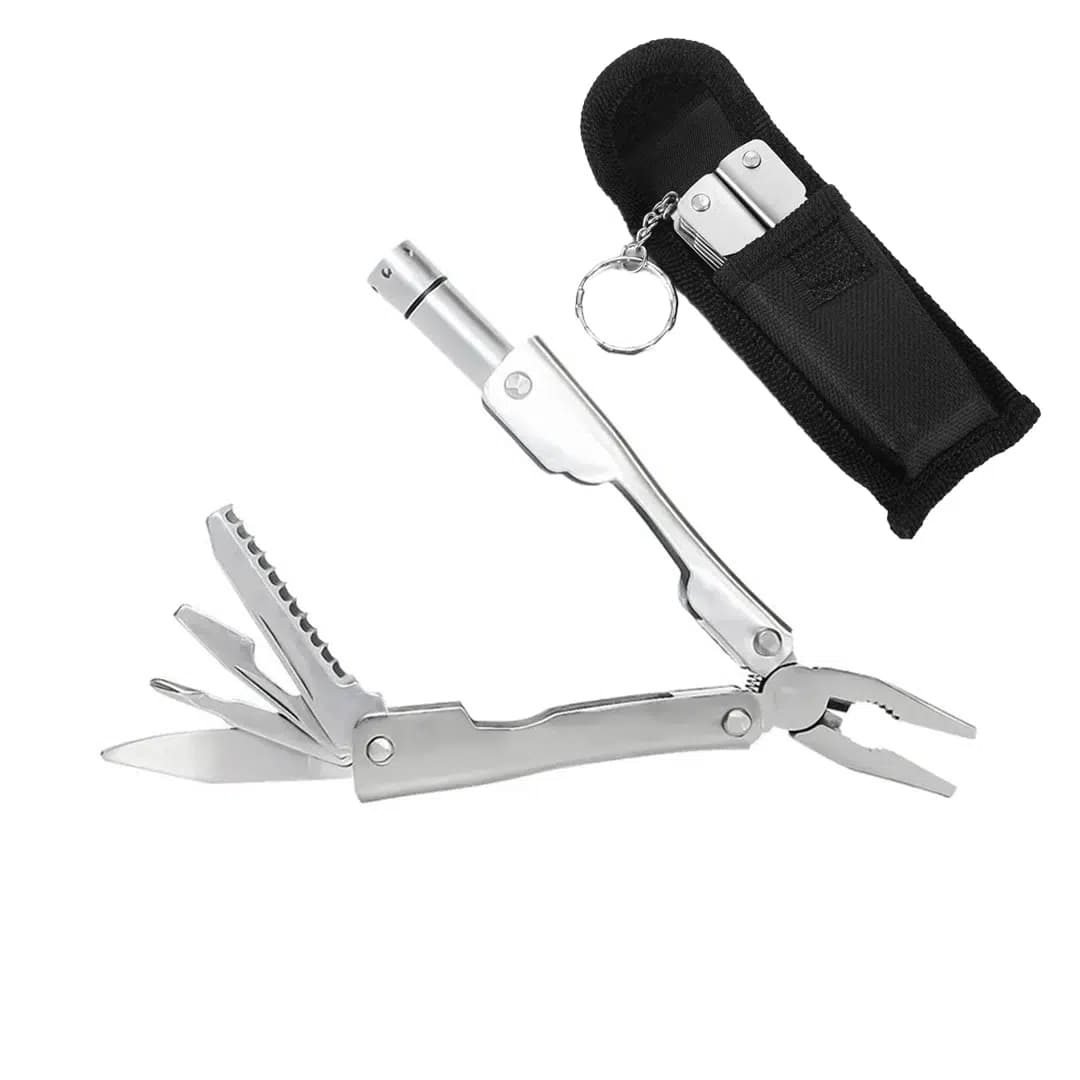 Sunup SN-20925 Çok Fonksiyonlu Pense - Fener - Çakı Seti - Seyyar Elektronik