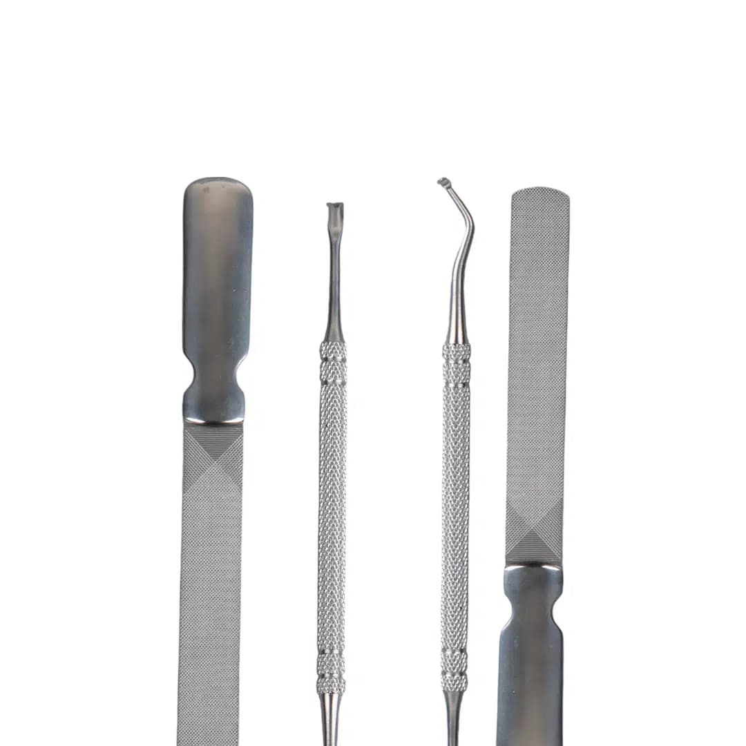 Sunup SN-27098 Paslanmaz Çelik 4in1 Tırnak Bakım Seti - Seyyar Elektronik