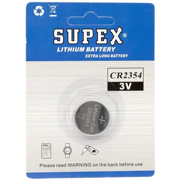 Supex CR2354 3 Volt Lityum Pil Tekli - Seyyar Elektronik