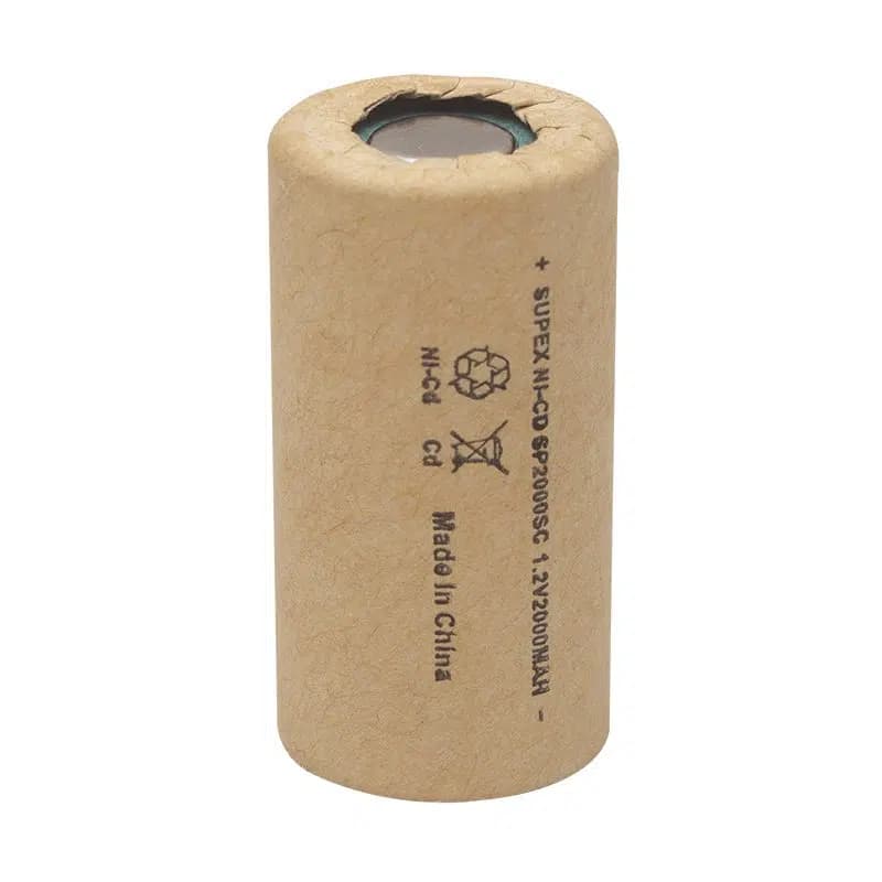 Supex Tekli 1.2 V 2000mA NI-CD Süpürge Pili 2000SC - Seyyar Elektronik