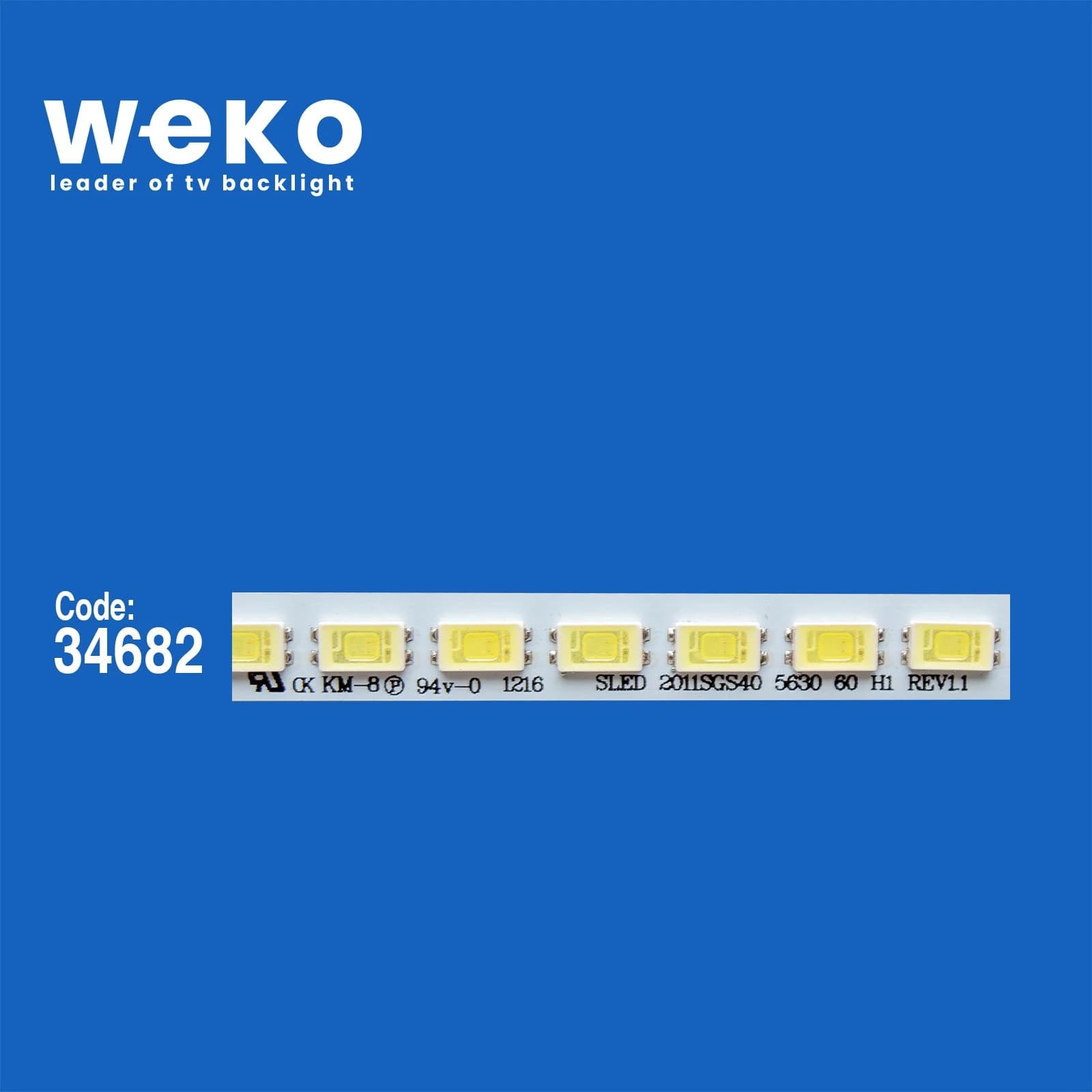 Techwood 40''LE40S182F 40'' inç 2 Adet Tv Led Bar - küçük görsel 2