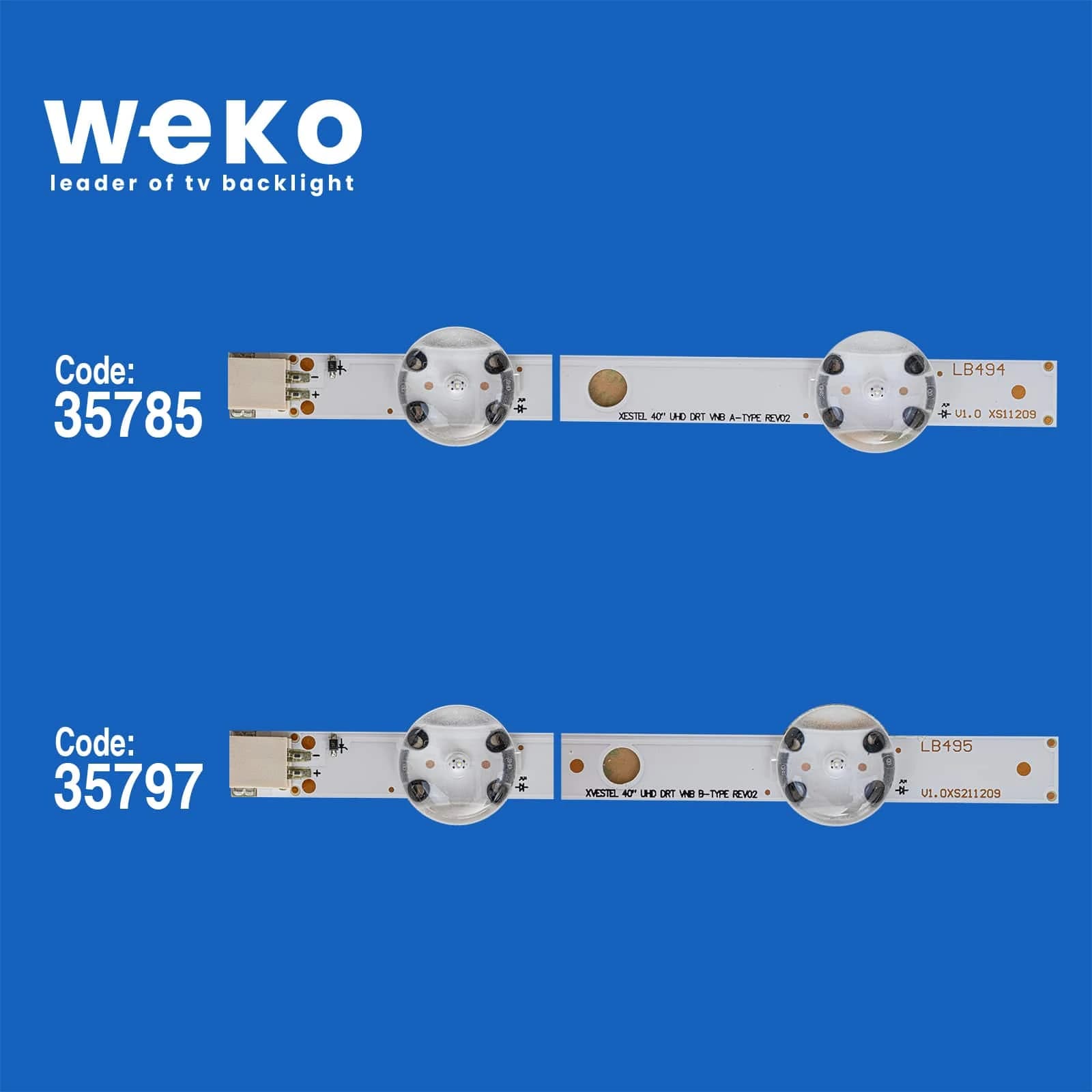 Techwood 40TWS217 40'' inç 3 Adet Tv Led Bar - küçük görsel 2