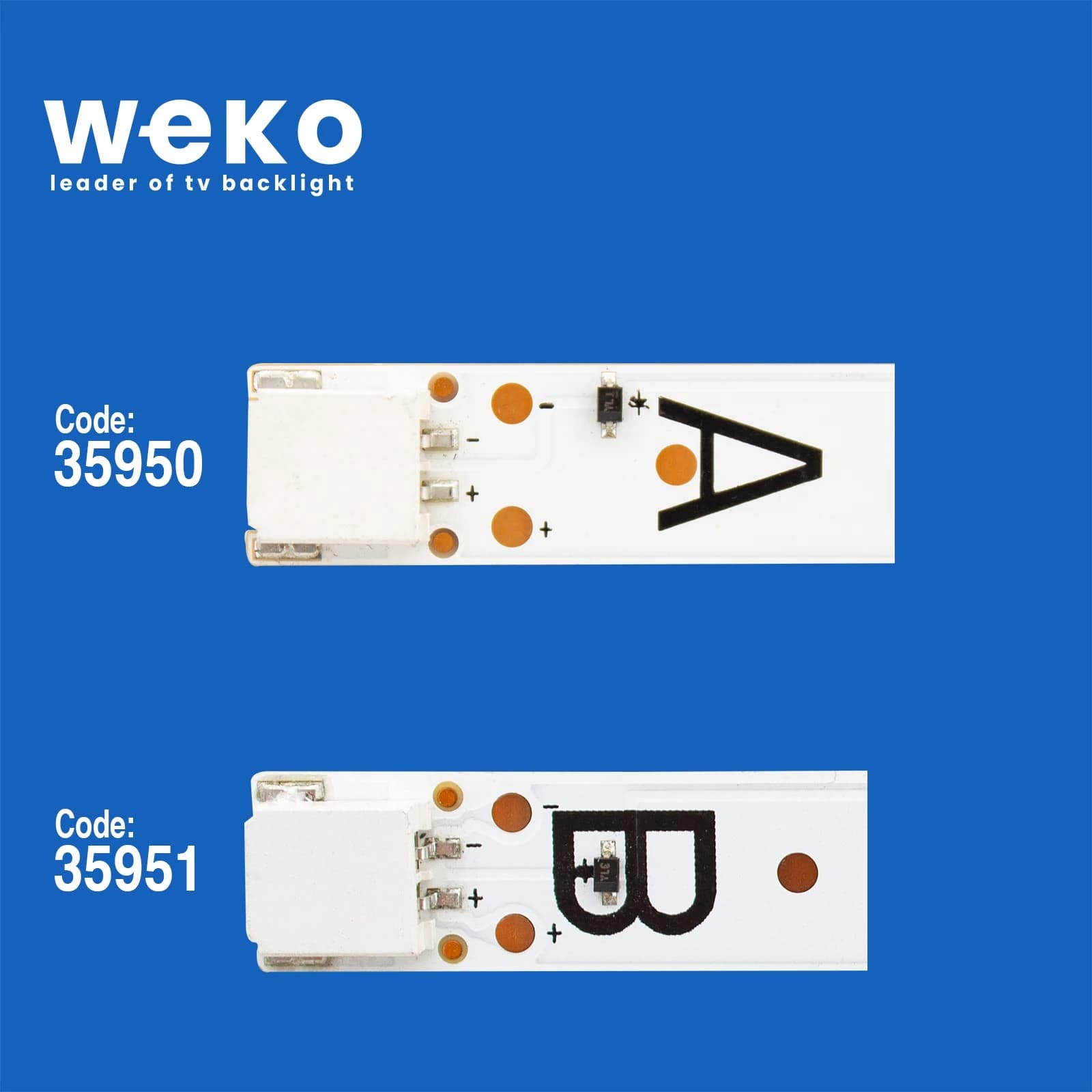 Telefunken 50TU5020 50'' inç 6 Adet Tv Led Bar - küçük görsel 3