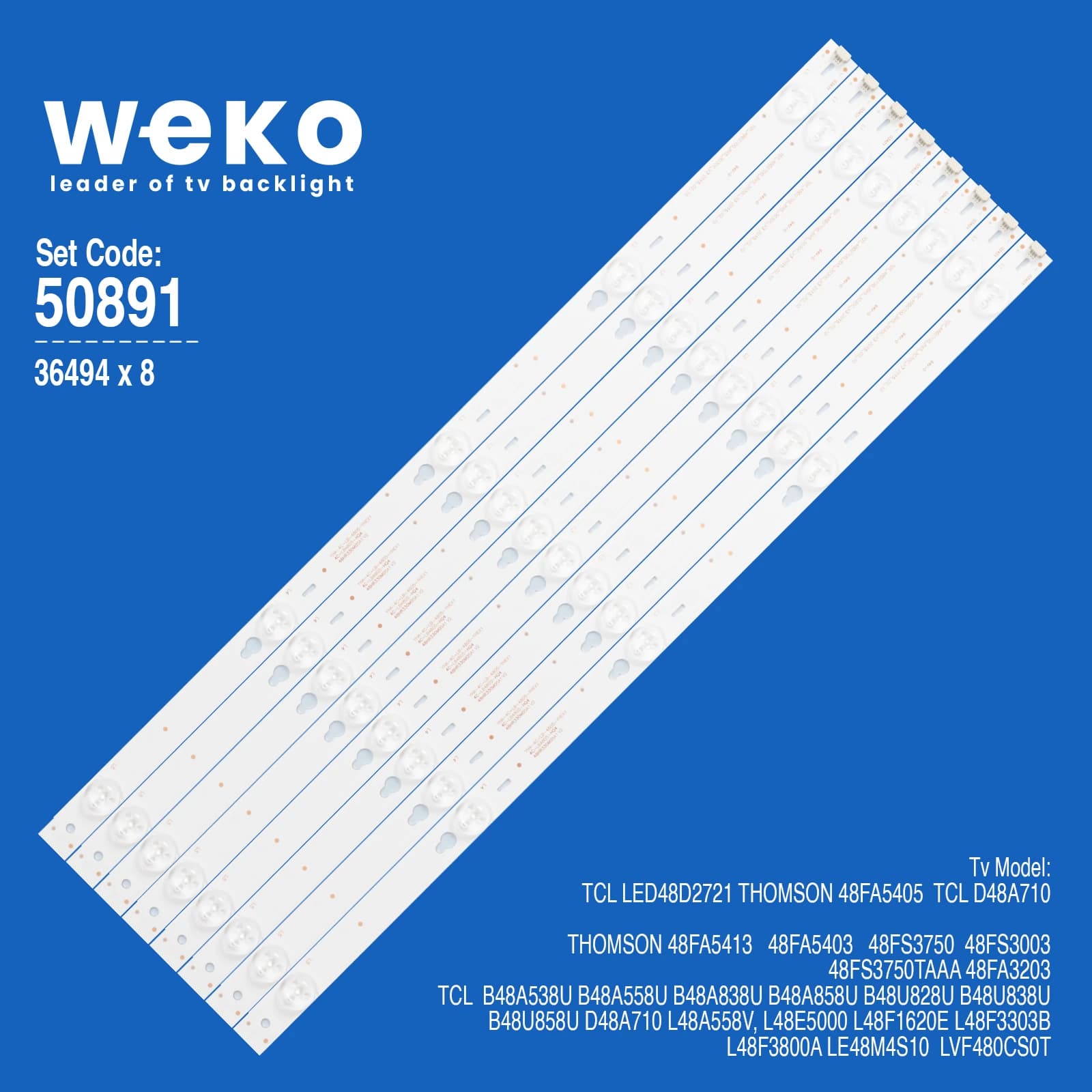 Thomson 48FS3750 48'' inç 8 Adet Tv Led Bar - Seyyar Elektronik