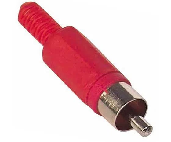 Tos Fiş Plastik Erkek Kırmızı - Seyyar Elektronik