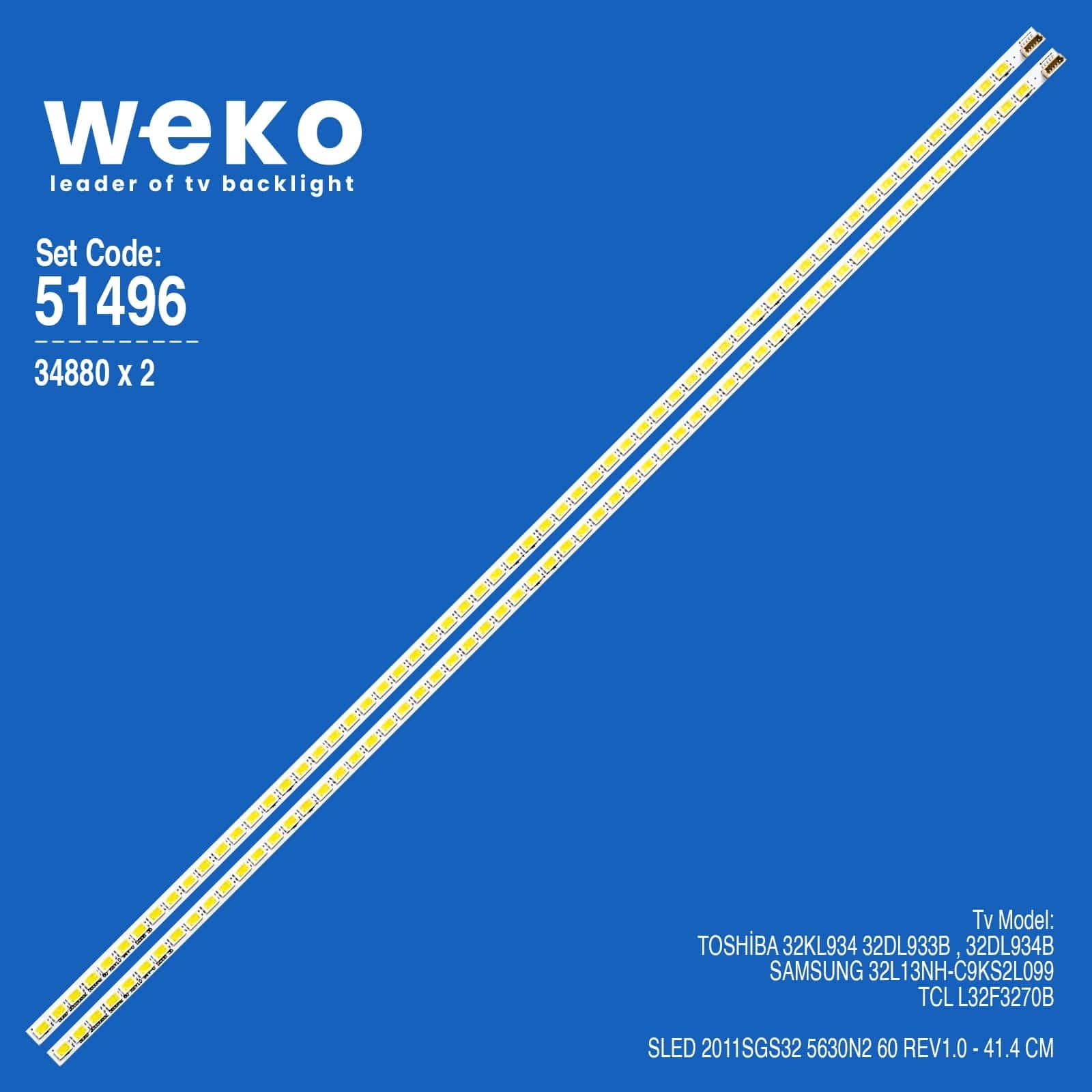 Toshiba 32DL933B 32'' 2 Adet Tv Led Bar - Seyyar Elektronik