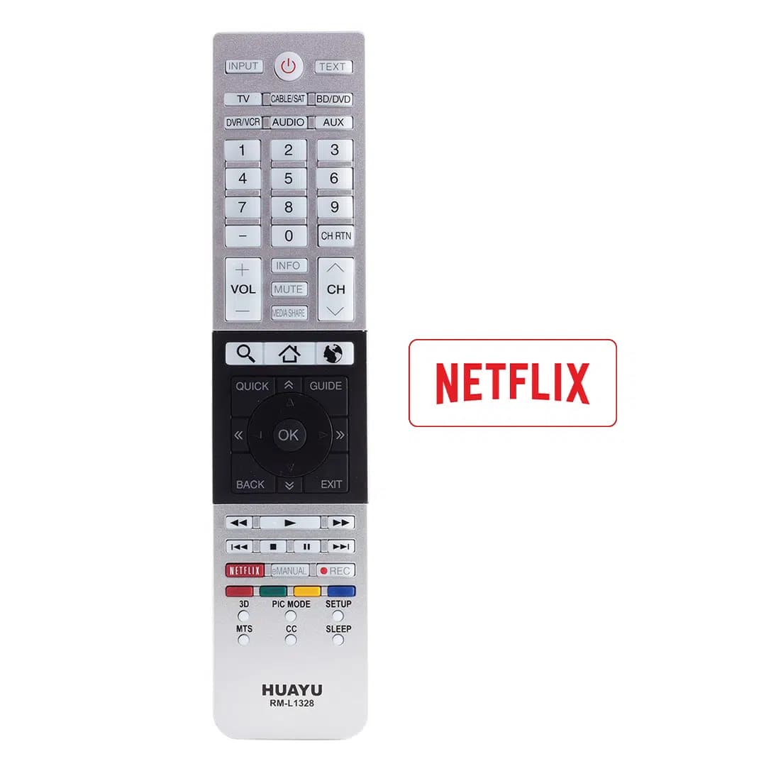 Toshiba RM-L1328 Netflix Tuşlu Lcd Tv Kumandası - Seyyar Elektronik